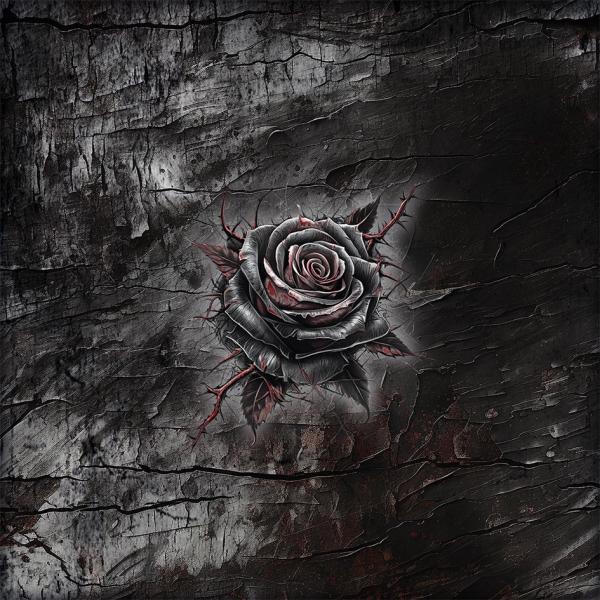 Set Rose Tattoo - Kunstleder Taschenpanel